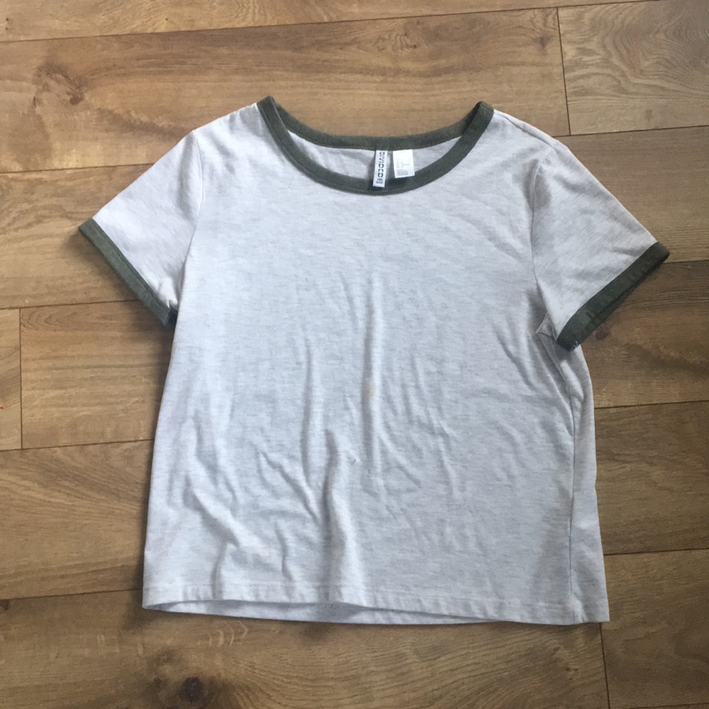 Ringer crop top